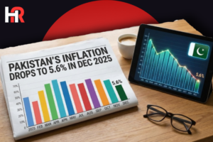 Finance Ministry of Pakistan projecting a significant drop in inflation to 5-6% for January 2026 due to economic stabilization.