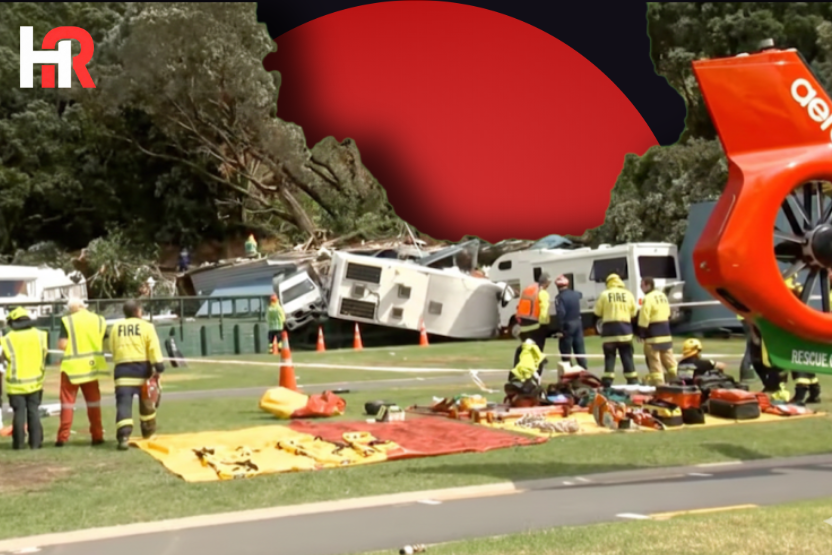 Rescue operations at Beachside Holiday Park, Mount Maunganui after a massive landslide buried campers under hundreds of tonnes of earth.