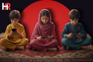 Lahore High Court Chief Justice Aalia Neelum presiding over a hearing regarding a social media ban for children under 16.