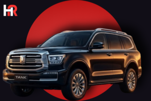 The newly launched locally assembled GWM TANK 500 luxury hybrid SUV in Pakistan.