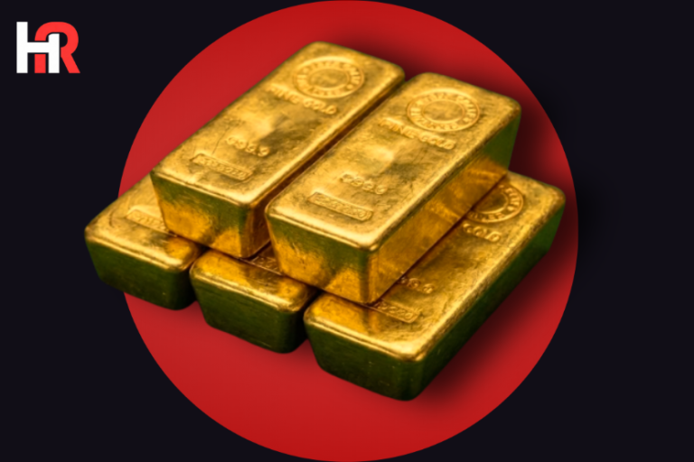24-karat gold bars and silver coins with a downward trend graph representing the price crash on January 30, 2026.