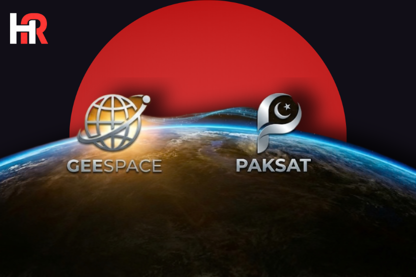 Representatives of Paksat International and China’s Geespace signing a cooperation agreement for LEO satellite connectivity on January 26, 2026.