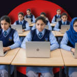 Students receiving Google Chromebooks and Laptops under Prime Minister Youth Programme and CM Punjab Scheme 2026.