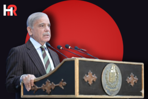 Prime Minister Shehbaz Sharif addressing the business community in Islamabad on January 30, 2026, announcing energy relief.