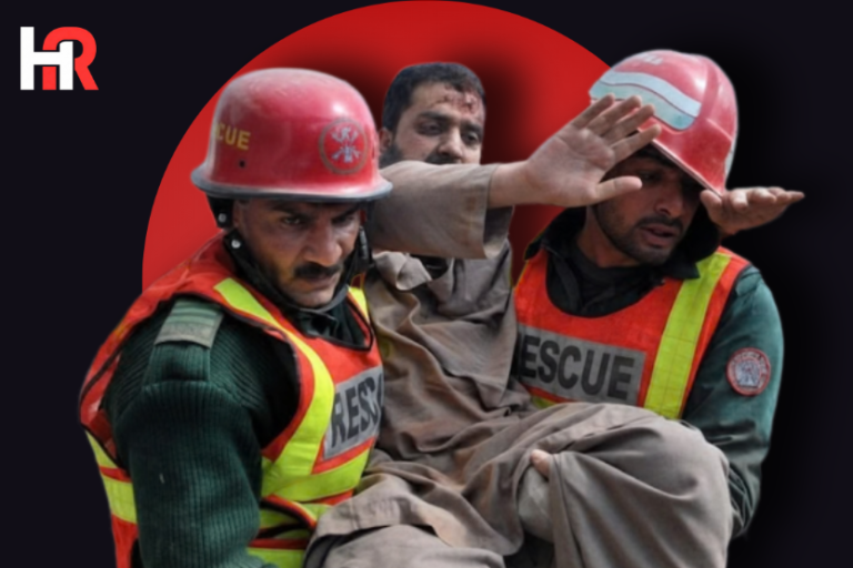 Emergency response at Government Nursing School Abbottabad after 17 students fainted due to a gas leak on January 30, 2026.