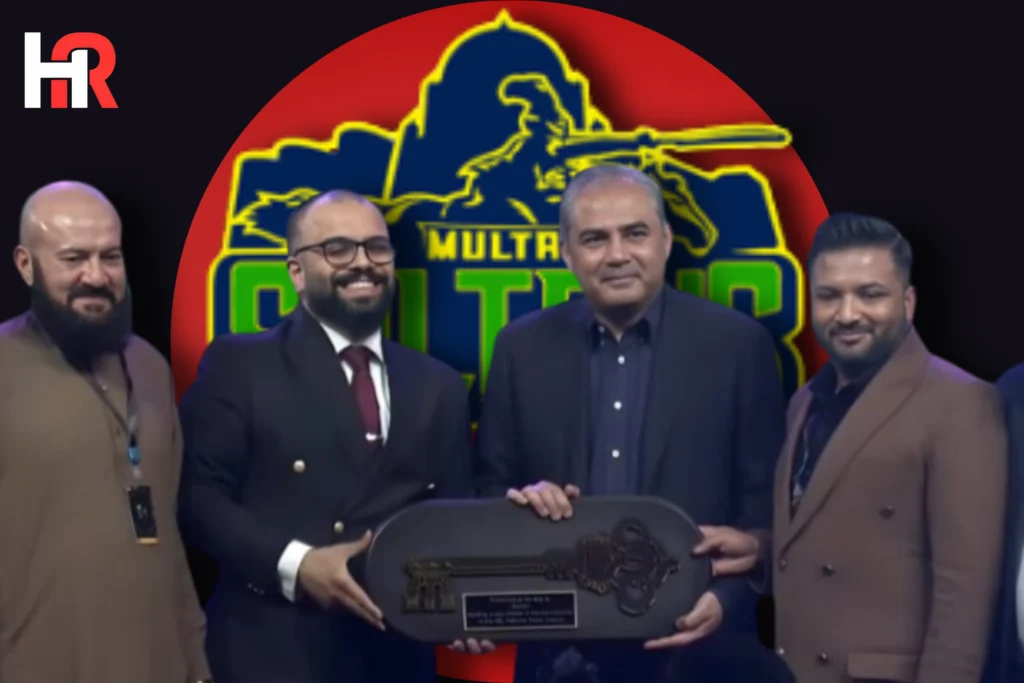 Walee Tech CEO and PCB officials at the PSL franchise auction