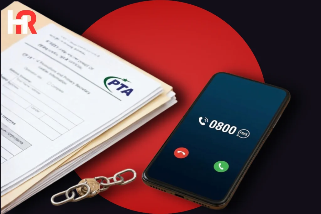 PTA toll free 0800 calls free