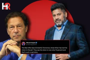 Imran Khan vision loss right eye