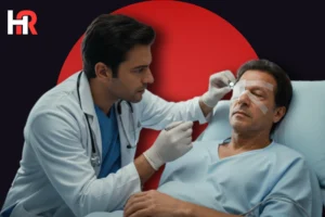 Imran Khan eye treatment PIMS