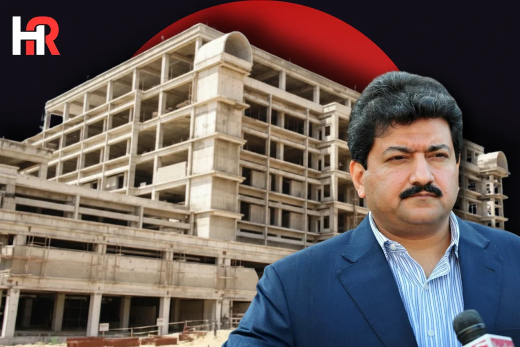 Senior journalist Hamid Mir appealing for donations for Shaukat Khanum Memorial Cancer Hospital Karachi.
