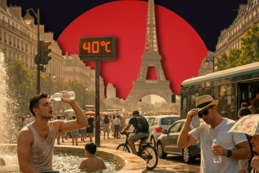 France heatwave disrupts transport schools
