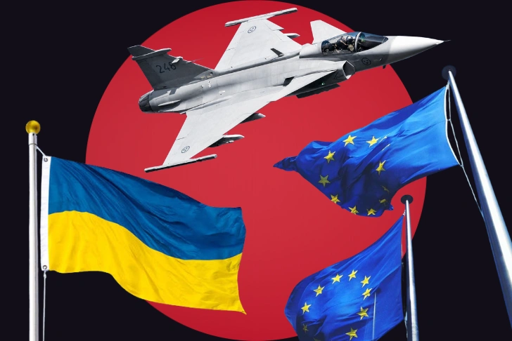 EU provides 3.47bn to Ukraine for drones missiles air defence Gripen jets