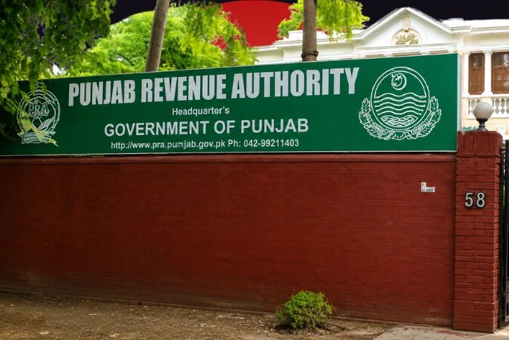 Punjab Revenue Authority historic tax collection