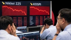 Asian Stocks Fall As Surging Oil Prices Revive Inflation Fears.
