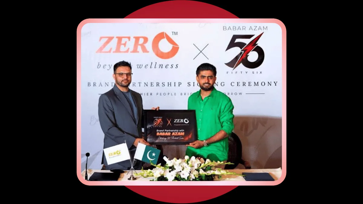 Zero Beyond Wellness Babar Azam fitness equipment