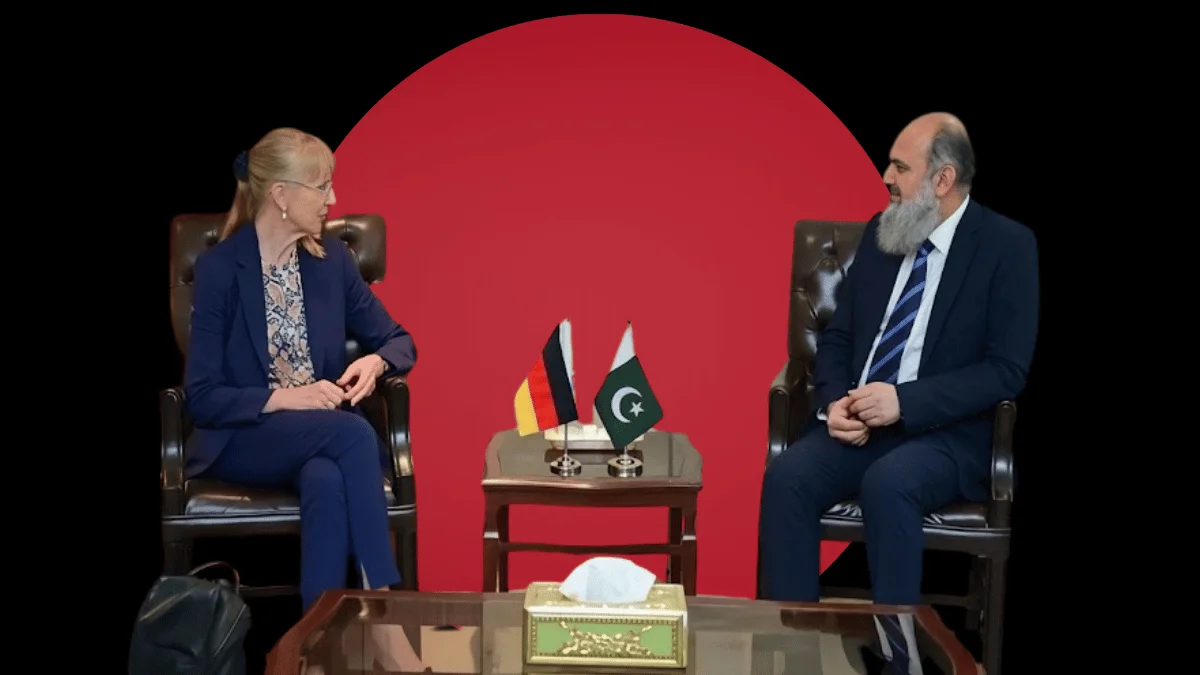 Jam Kamal Khan Ina Lepel Pakistan Germany trade FoodAg
